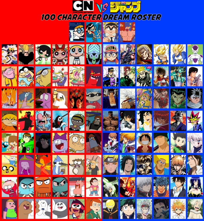 Cartoon Network versus Shonen Jump crossover fighting game - 9GAG