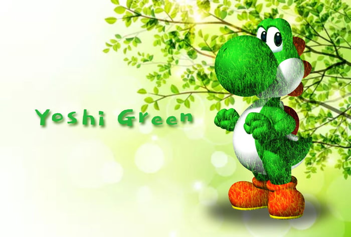 Yoshi Green Desktop Wallpaper 9gag