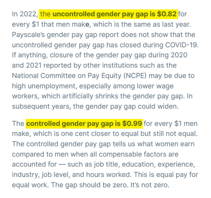 Why Is This Part Of The Wage Gap Not Mentioned 9GAG