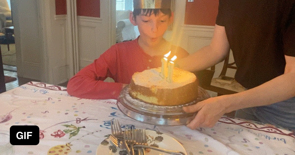 Trying to blow out candles 9GAG