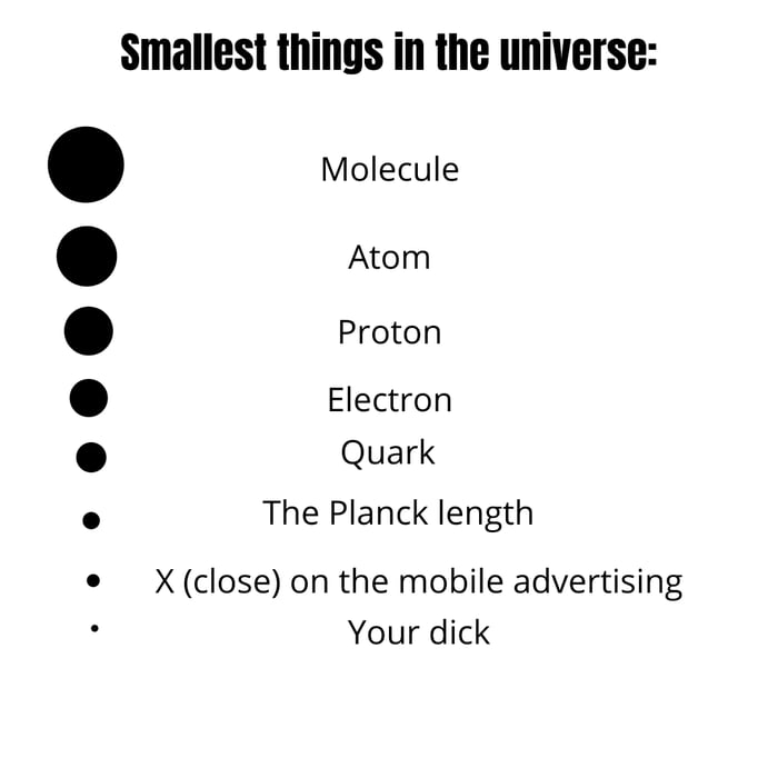 Smallest things in the universe - 9GAG