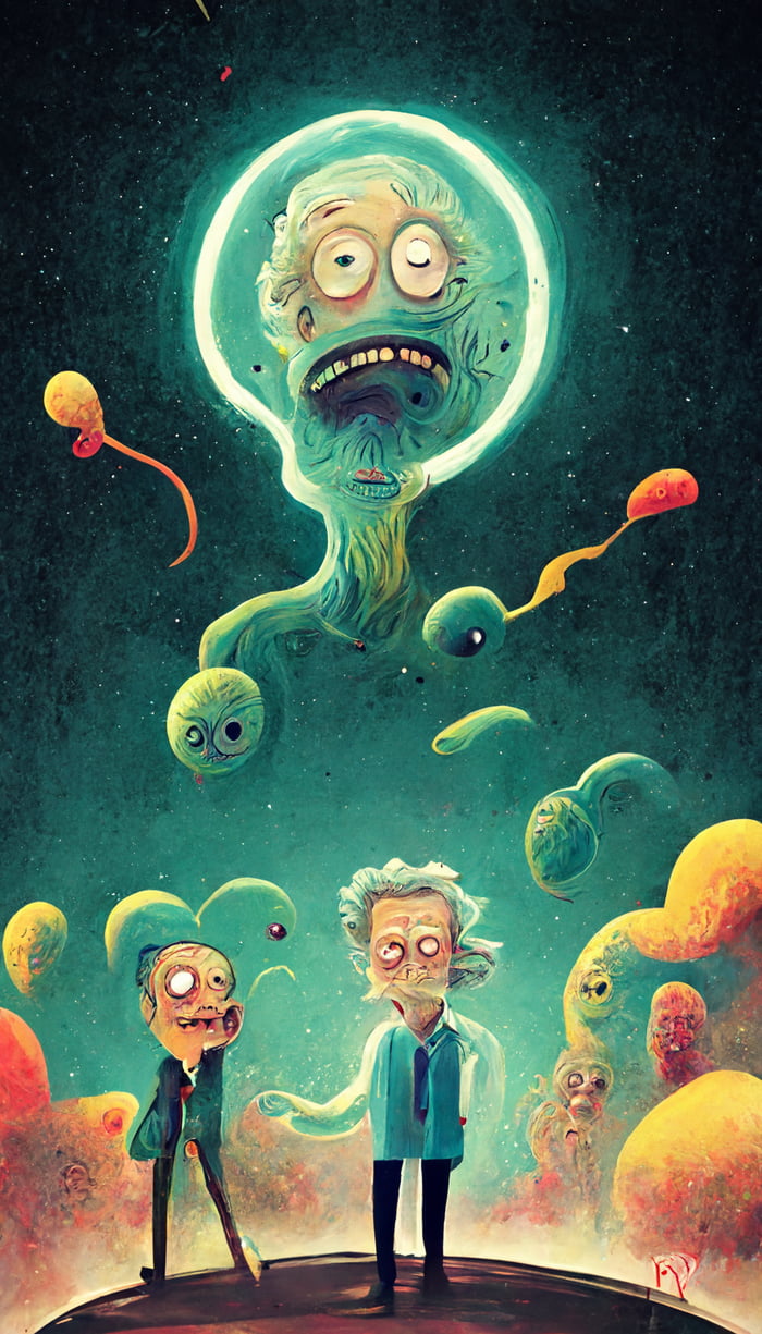 Rick & Morty iPhone wallpaper - 9GAG