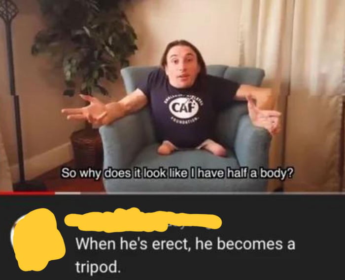 That's one hell of a foldable tripod - 9GAG