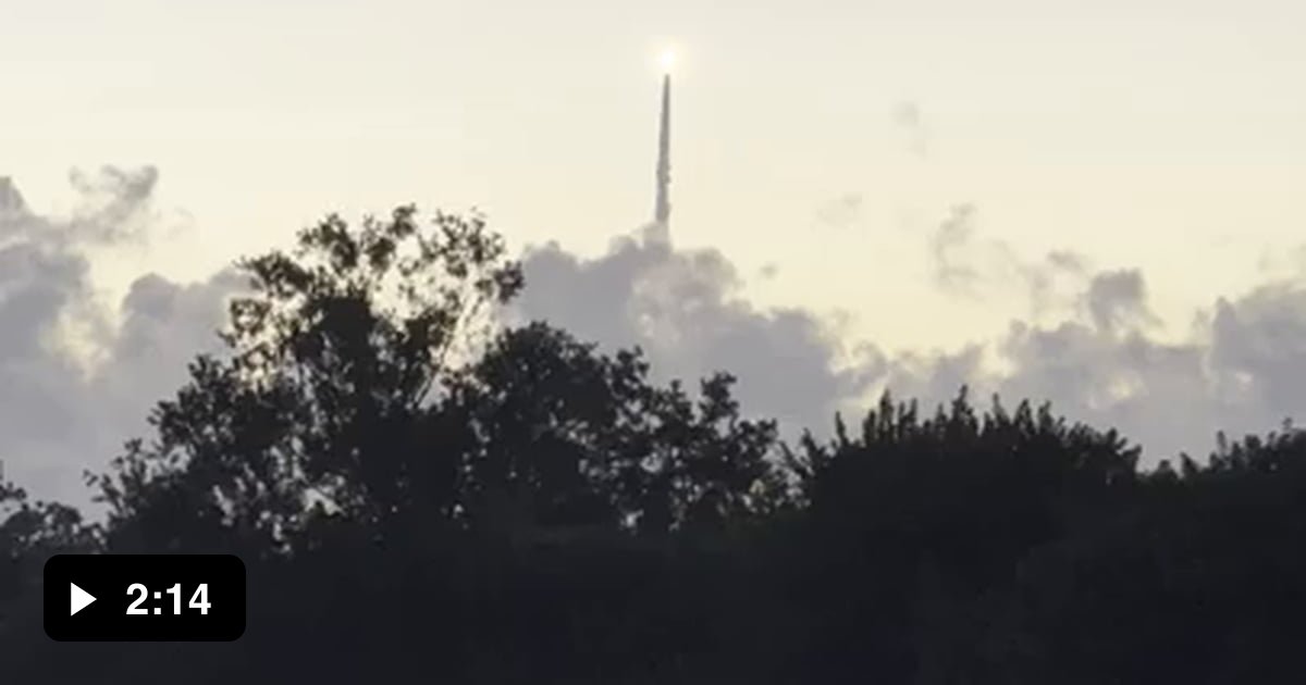 Ula Atlas V Liftoff This Morning Taken From Titusville Fl Launch Of