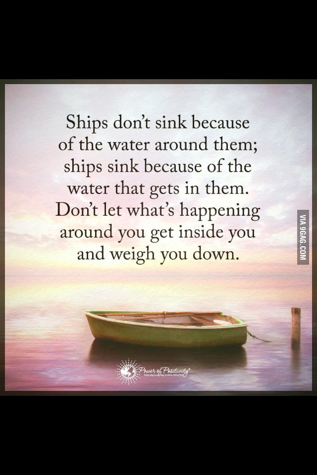 Don't let your ship sink - 9GAG