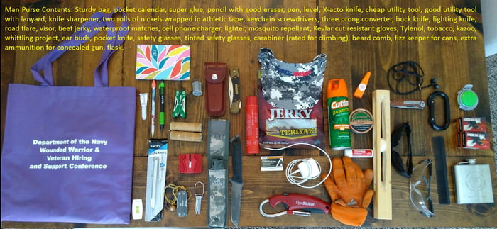 I never leave home without my man-bag. - 9GAG