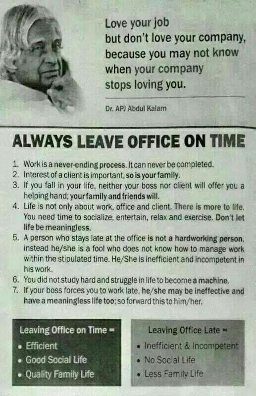 office timetable