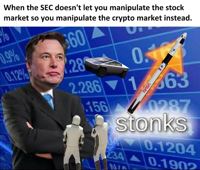 When Elon crashes the BTC market lol - 9GAG