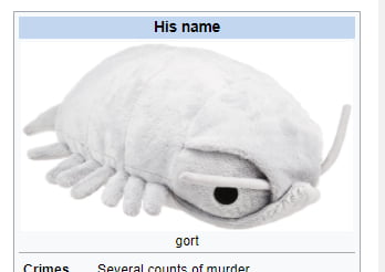 gort stuffed animal