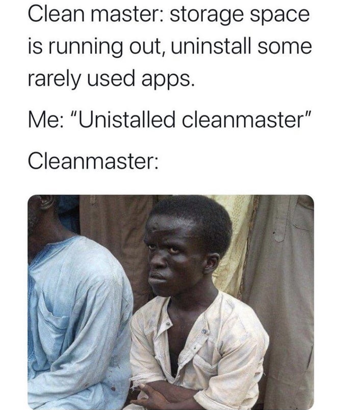 uninstall clean master