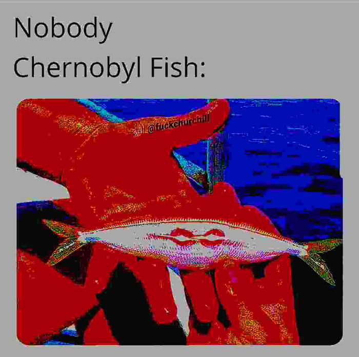 Chernobyl Fish - 9gag