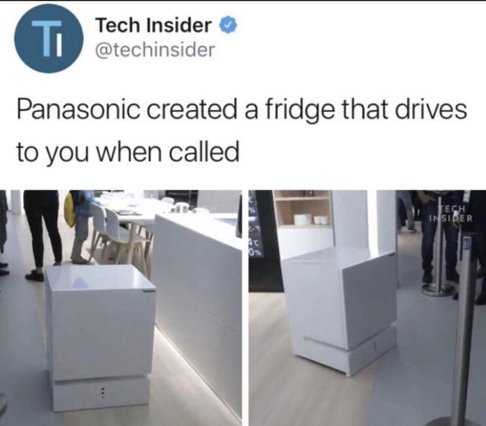 Brings a new meaning to “Is your fridge running?” 9GAG