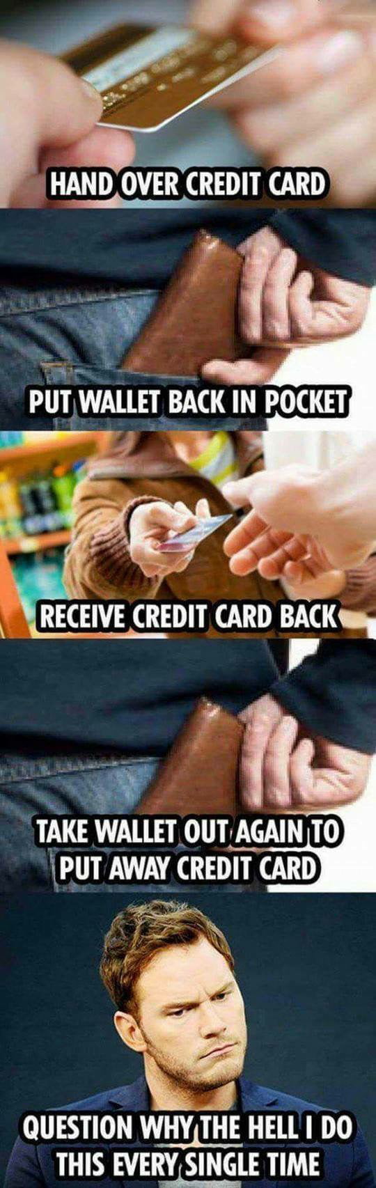 Every single time. Take Wallet фото. Put the Card in your Pocket.. Take back time. Just take my Wallet.