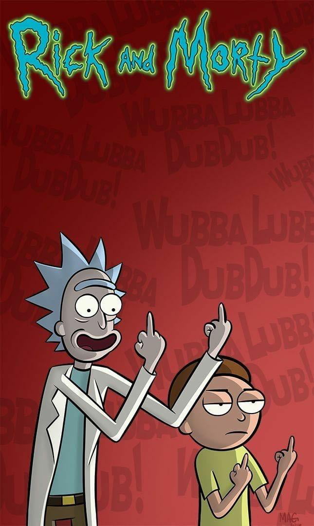 Rick & Morty iPhone wallpaper - 9GAG