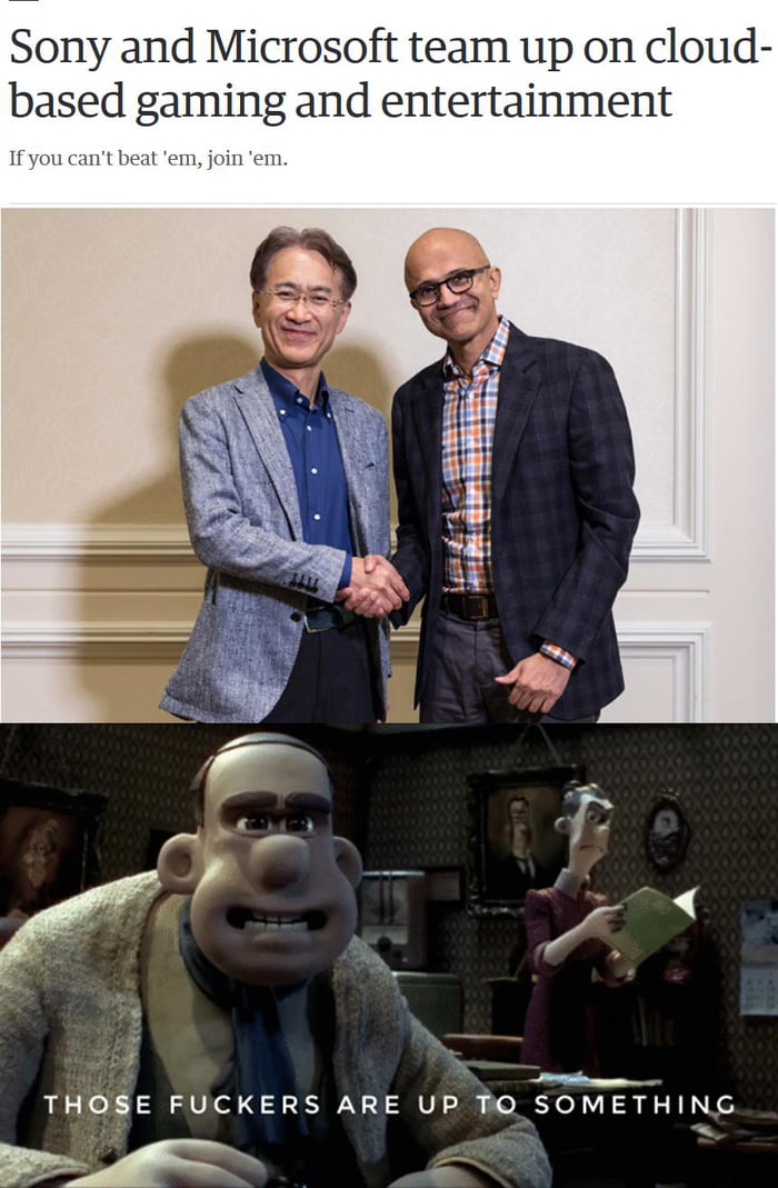 Sony and Microsoft - 9GAG