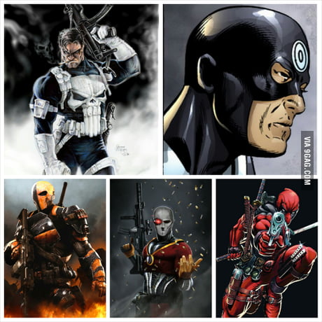 Boss Battle Punisher Bullseye Deathstroke Deadshot Or