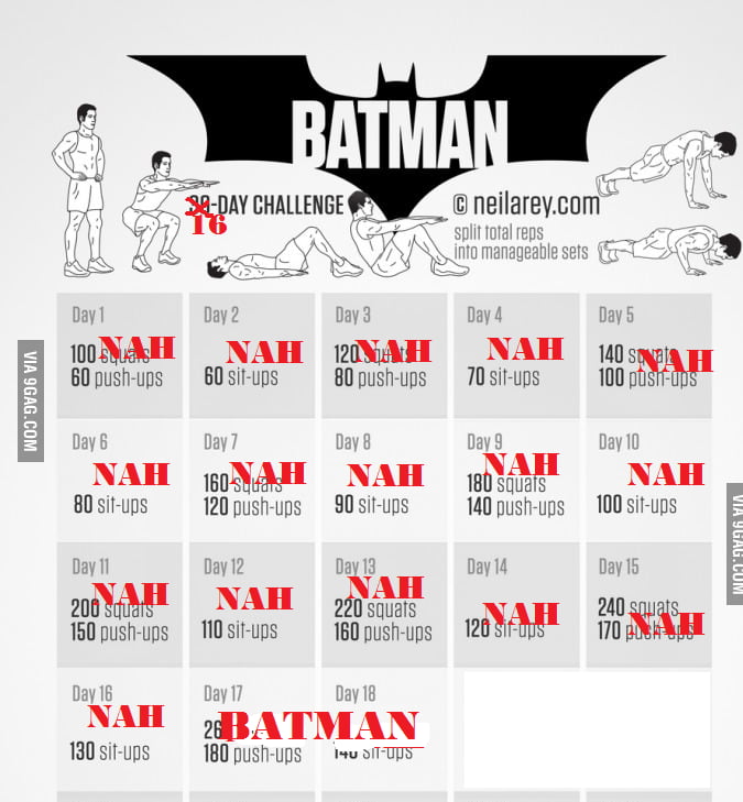 My type of batman challenge 9GAG