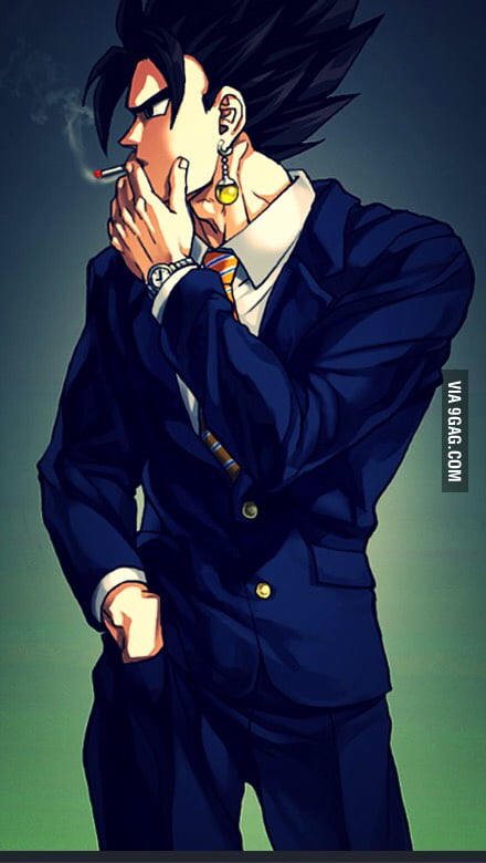 vegito smoking cigarette Bad ass its all rule : r/196
