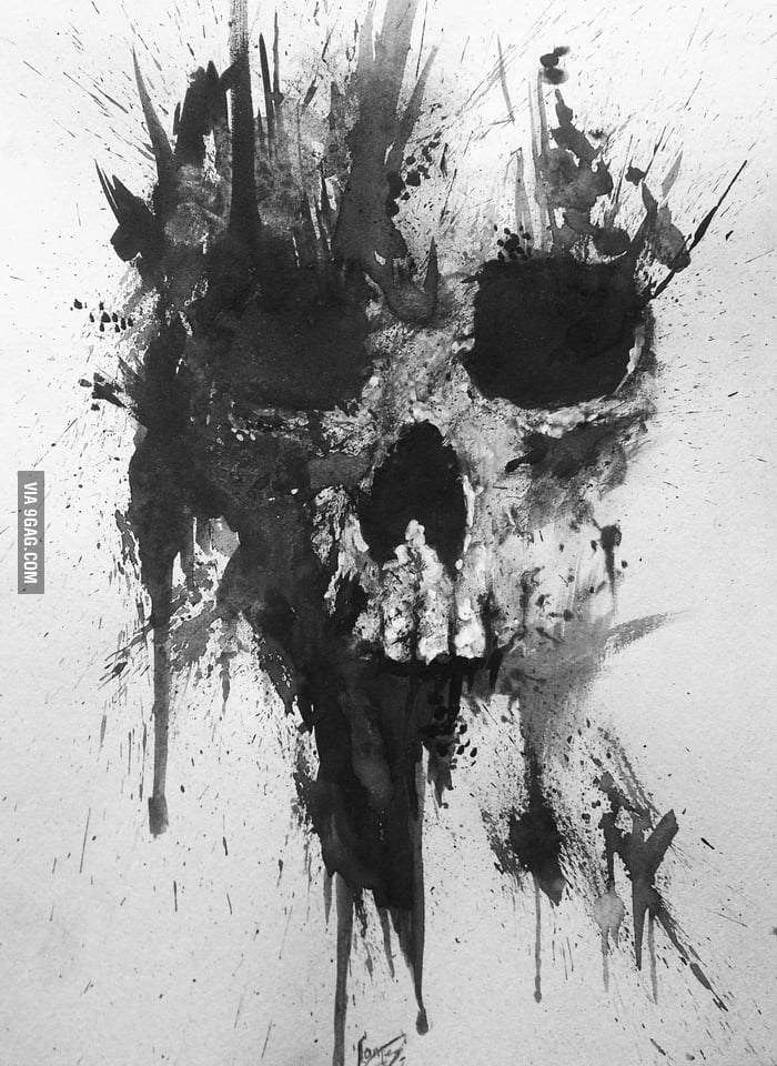 My first Watercolor Charcoal Pencil drawing . Opinion - 9GAG