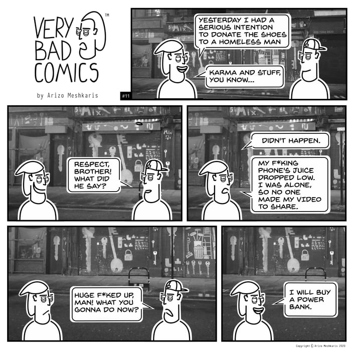 Very Bad Comics #11. "Charity" - 9GAG