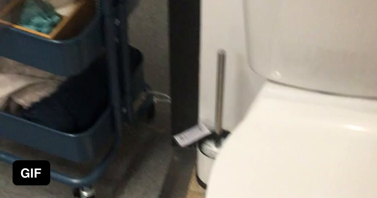 Whoever is the reason IKEA display toilets need to be screwed shut. 9GAG