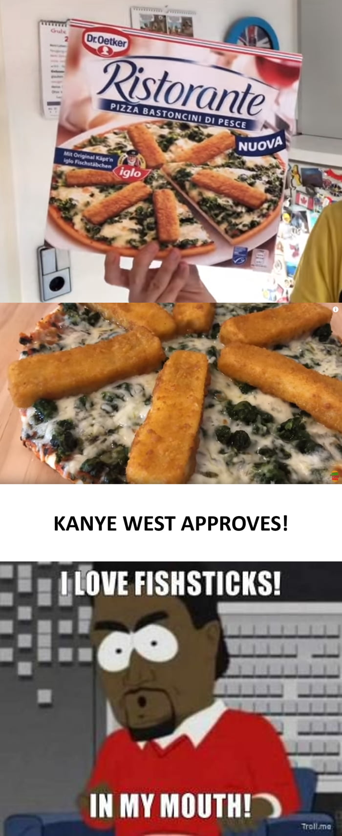 Fish Sticks Pizza Yay Or Nay 9gag