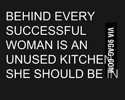 Women and kitchen jokes