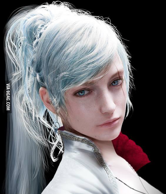 Weiss schnee in real life ( based on lunafreya of FF kingsglaive.