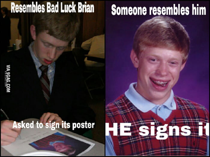 B B B Bad Luck Brian Combo! - 9GAG