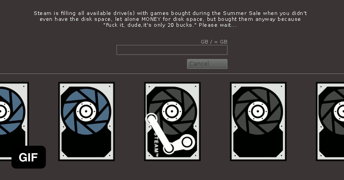 Installing games to disk after Steam sales - 9GAG