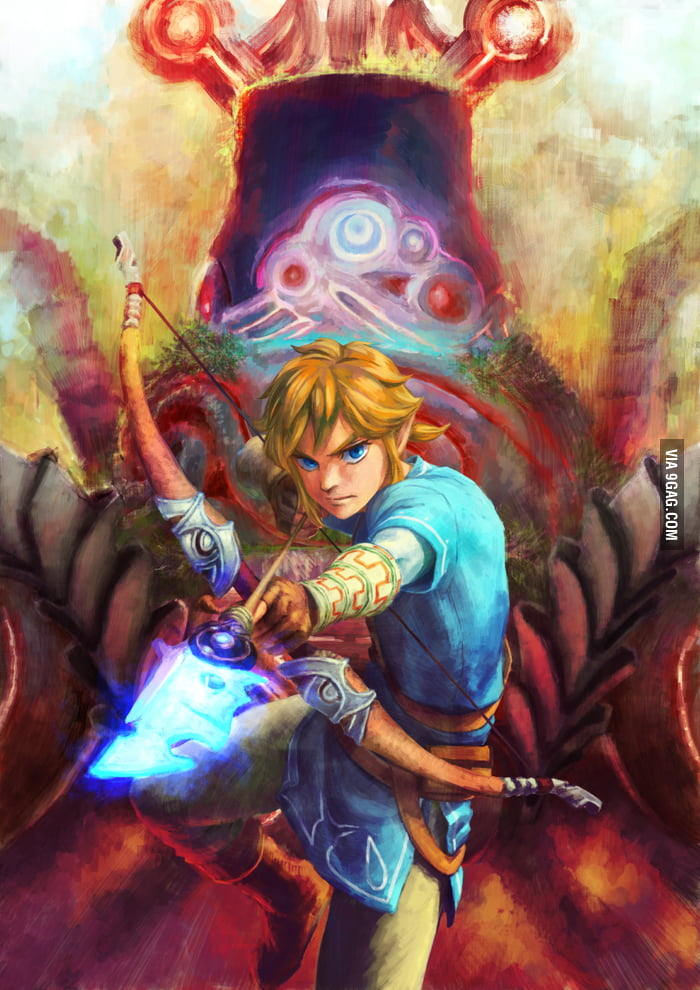 Pretty cool looking Zelda artwork... - 9GAG