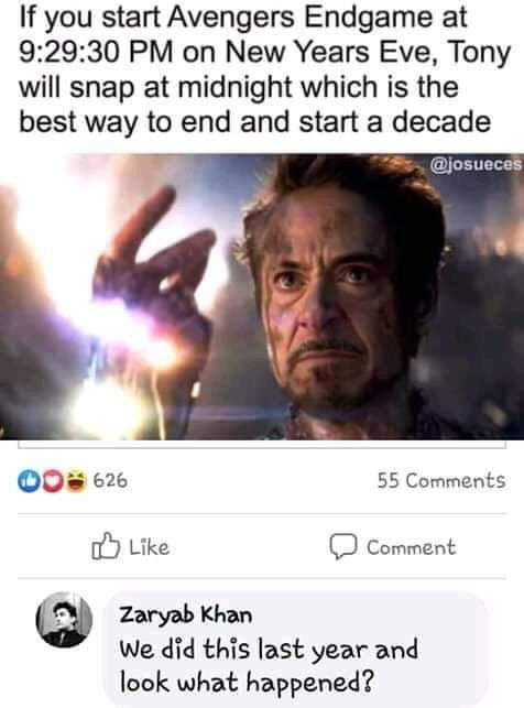 We Did This Last Year And Look Where It Got Us 9gag