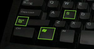 keyboard command for screenshot windows 10