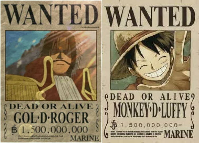 Luffy S New Bounty Compared To Gol D Roger S 9gag