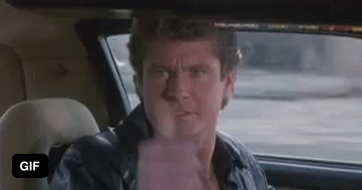 Mid 80s David Hasselhoff ('Knight Rider') - 9GAG