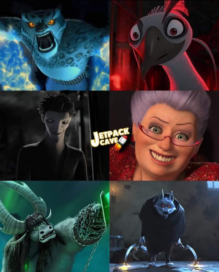 DreamWorks Villains, no woke Crap! What's your favorite? - 9GAG