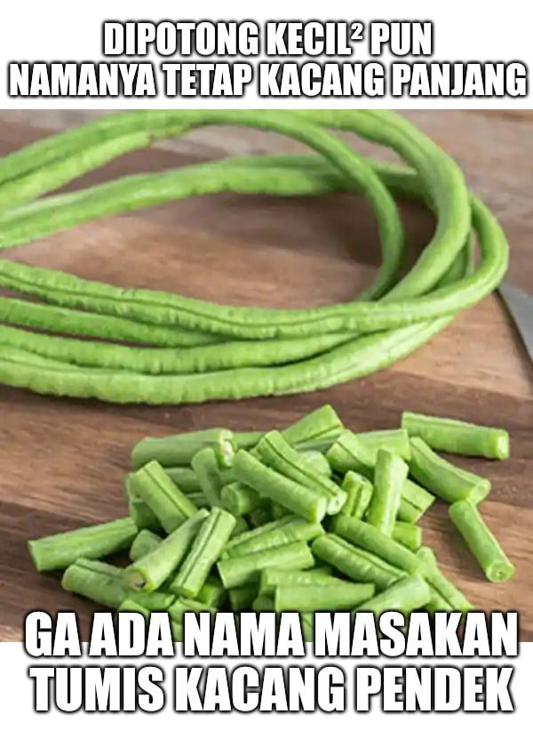 Cang Kacang Panjang Yang Panjang Jadi Gag