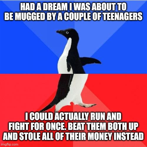 Felt like a super hero actually being able to run and throw punches in