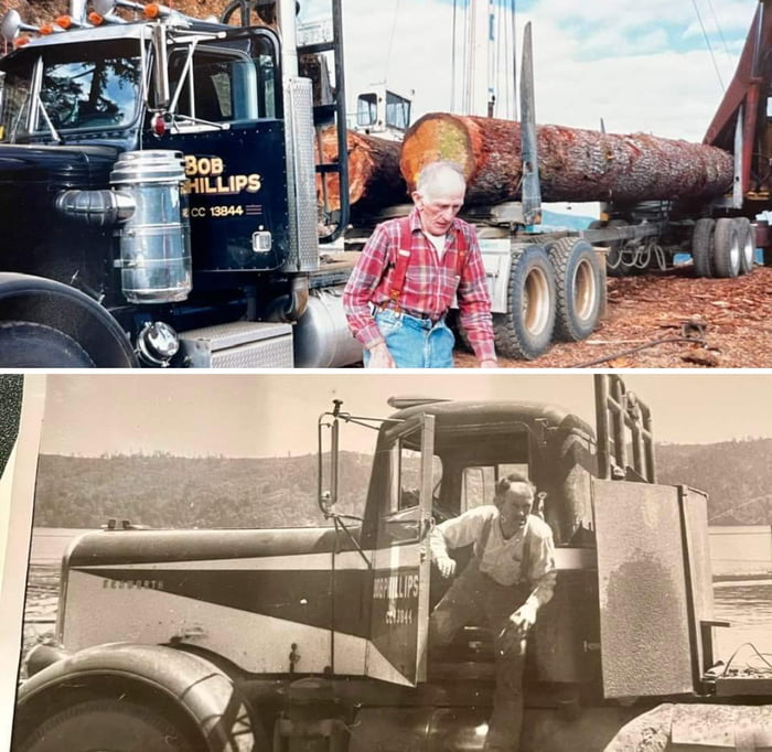 Old Bob Phillips. , one hard working SOB. First photo 1990, second photo around 1963... early on