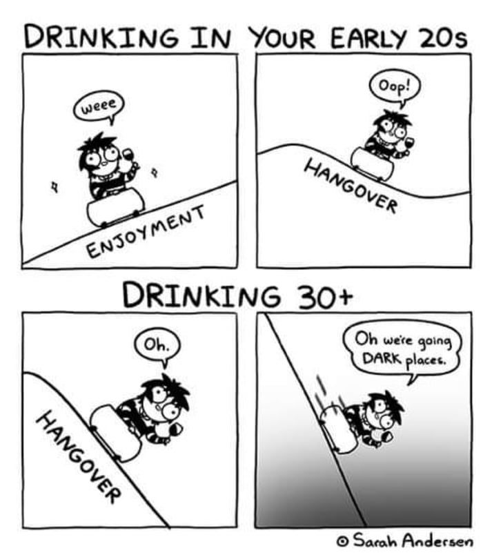 I thought i have hangover when i was 20 9GAG
