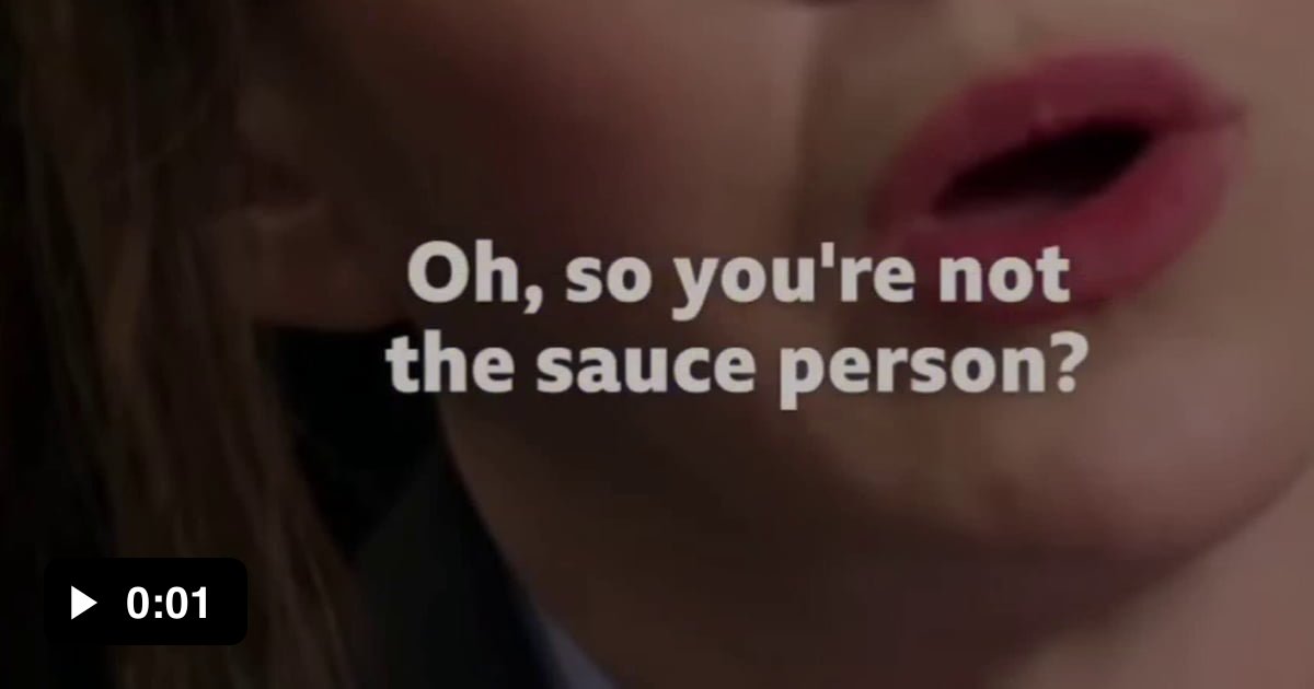 Are you the sauce person? 9GAG