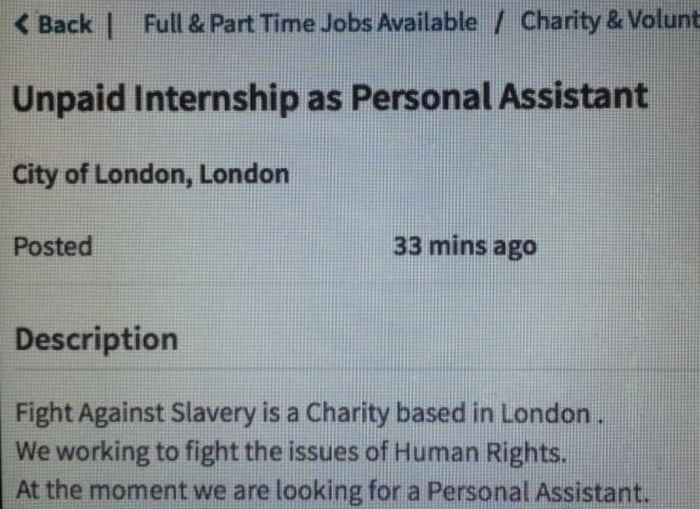 Unpaid internship 9GAG