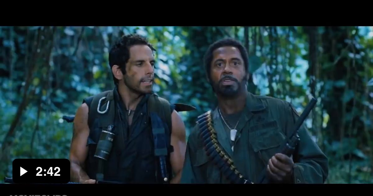 What if ! for a new sequel the black guy character from Tropic thunder ...