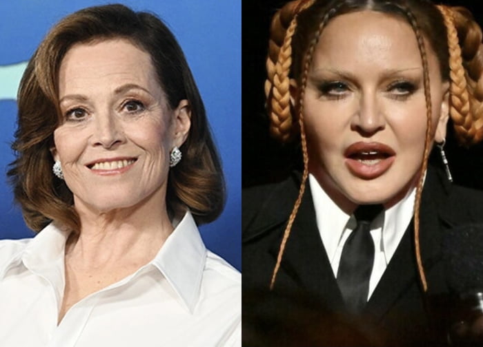 Sigourney Weaver At Vs Madonna At Age Gracefully Its More