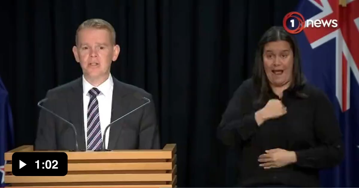 This is the new Prime Minister of New Zealand, Chris Hipkins. The