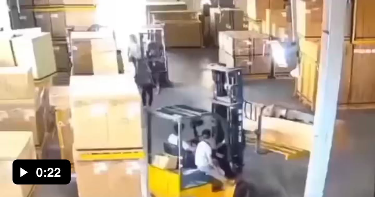 When You Trust Someone Who Isnt Forklift Certified To Handle A Forklift 