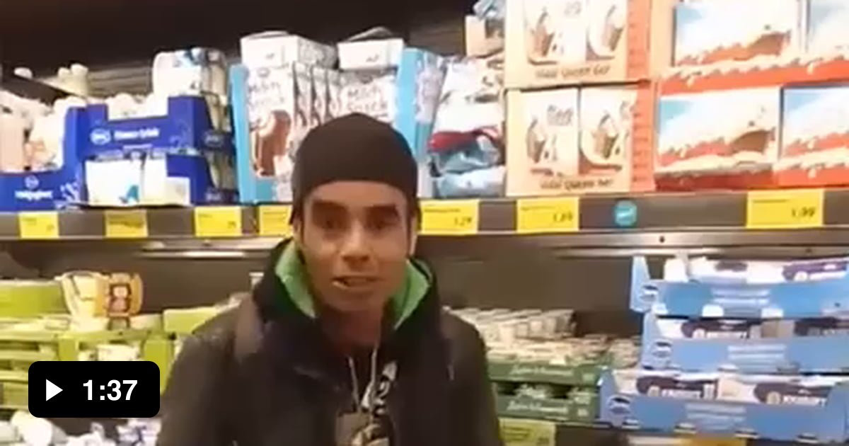"Salam Walekum" says a Muslim Migrant after contaminating Tasting ...