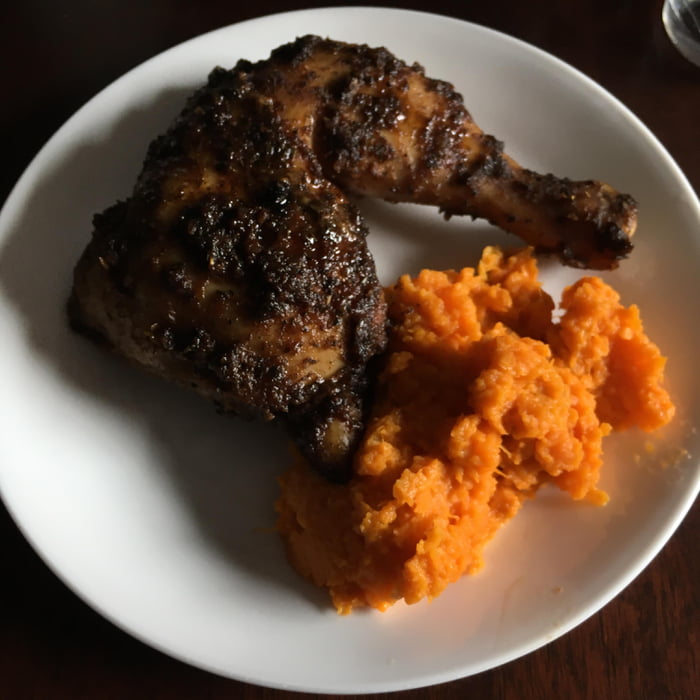 Jerk chicken and sweet potato 9GAG