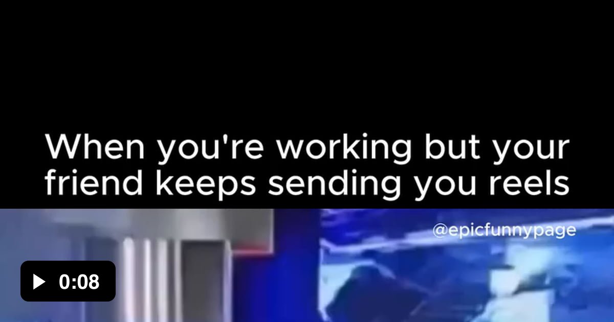 Me trying to focus at work but my friends keep sending me funny reels ...