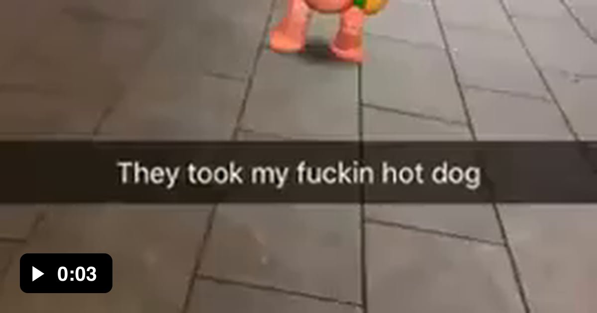 They took the hotdog - 9GAG